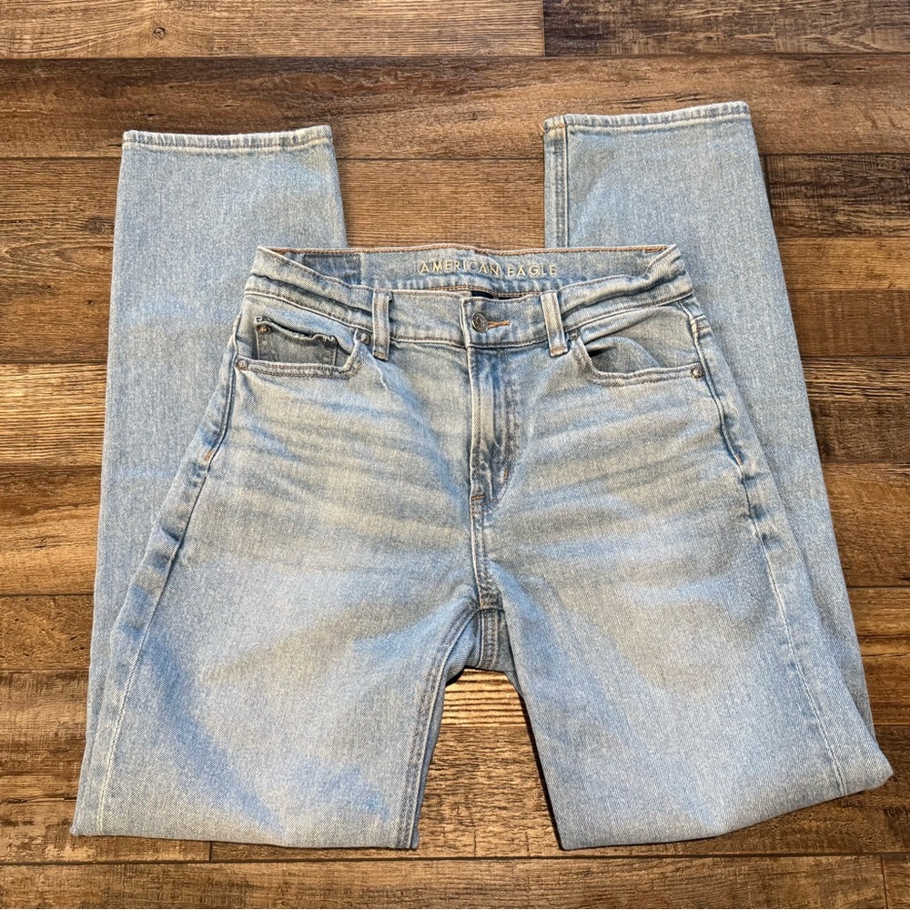 American Eagle Super High Rise Straight
